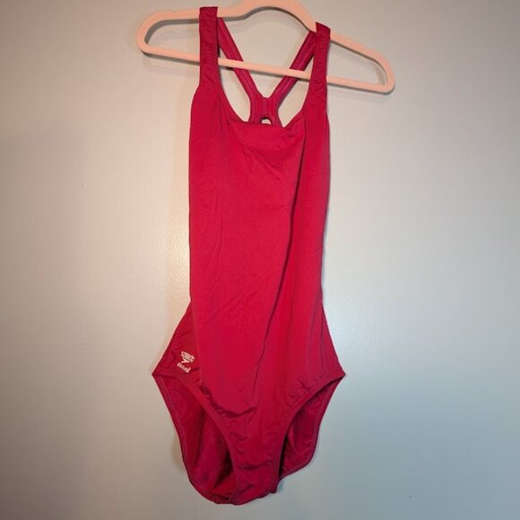 Speedo Swimsuit One Piece Endurance+ Super Pro Solid Adult Hot Pink - Picture 1 of 8